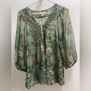 Banana republic Paisley blouse